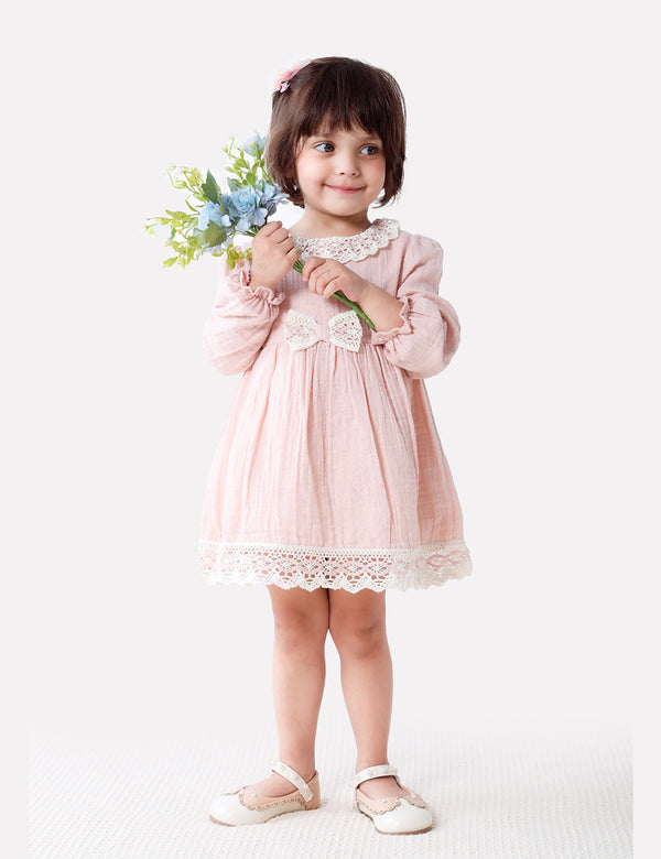 ROSELYN DRESS WITH CROCHETED DETAILING